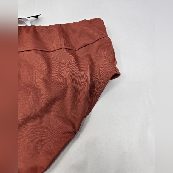 La Blanca Womens Swim Suit Bottoms Sz 18W Highwasted Clay Color High Cut Leg - Picture 11 of 13